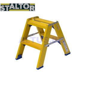 Dubbele GVK trapladder 2x2 treden