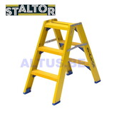 Dubbele GVK trapladder 2x3 treden