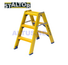 Dubbele GVK trapladder 2x3 treden