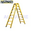 STALTOR Dubbele GVK trapladder 2x8 treden
