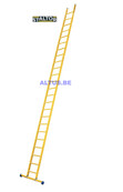 Enkele GVK ladder 24 sporten met stabibalk