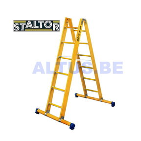 Dubbele GVK ladder 2x6 sporten met stabibalk