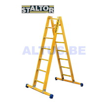 Dubbele GVK ladder 2x7 sporten met stabibalk