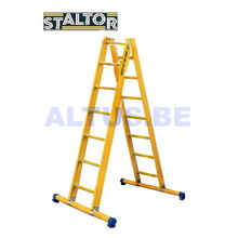 Dubbele GVK ladder 2x7 sporten met stabibalk