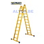STALTOR Dubbele GVK ladder 2x10 sporten met stabibalk