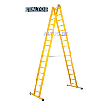 Dubbele GVK ladder 2x16 sporten met stabibalk