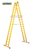 Dubbele GVK ladder 2x18 sporten met stabibalk