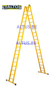 Dubbele GVK ladder 2x20 sporten met stabibalk