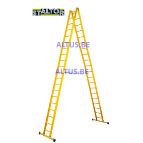 Dubbele GVK ladder 2x20 sporten met stabibalk