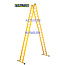 STALTOR Dubbele GVK ladder 2x20 sporten met stabibalk