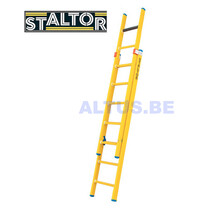 2-delige GVK opsteekladder 2x7 sporten