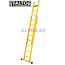 STALTOR 2-delige GVK opsteekladder 2x9 sporten met stabibalk
