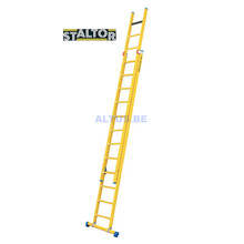 2-delige GVK opsteekladder 2x12 sporten met stabibalk