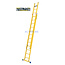 STALTOR 2-delige GVK opsteekladder 2x12 sporten met stabibalk