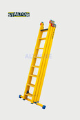 3-delige GVK opsteekladder 3x8 sporten met stabibalk