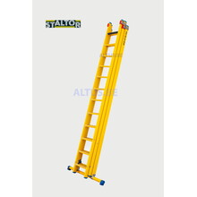 3-delige GVK opsteekladder 3x12 sporten met stabibalk