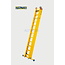 STALTOR 3-delige GVK opsteekladder 3x12 sporten met stabibalk