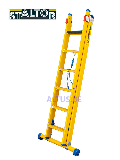 2-delige GVK omvormladder 2x6 sporten met stabibalk