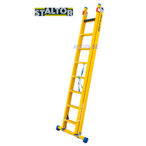 2-delige GVK omvormladder 2x8 sporten met stabibalk