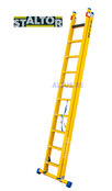 2-delige GVK omvormladder 2x10 sporten met stabibalk