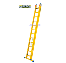 2-delige GVK omvormladder 2x12 sporten met stabibalk