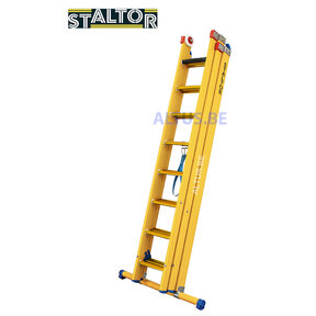3-delige GVK omvormladder 3x8 sporten met stabibalk