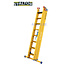 STALTOR 3-delige GVK omvormladder 3x8 sporten met stabibalk