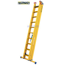 3-delige GVK omvormladder 3x10 sporten met stabibalk