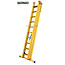 STALTOR 3-delige GVK omvormladder 3x10 sporten met stabibalk