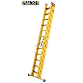 3-delige GVK omvormladder 3x12 sporten met stabibalk