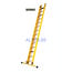 STALTOR 2-delige GVK schuifladder met touw 2x14 sporten met stabibalk