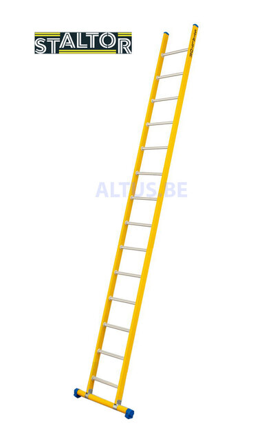 Enkele GVK ladder 14 alu sporten met stabibalk