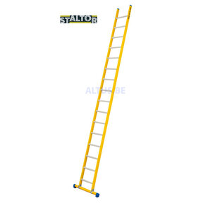Enkele GVK ladder 16 alu sporten met stabibalk