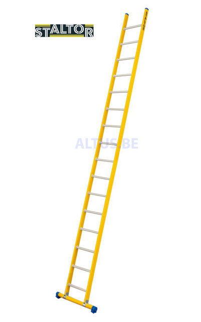Enkele GVK ladder 16 alu sporten met stabibalk