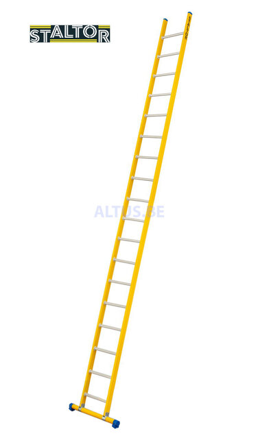Enkele GVK ladder 18 alu sporten met stabibalk