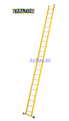 Enkele GVK ladder 22 alu sporten met stabibalk