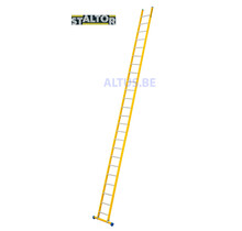 Enkele GVK ladder 24 alu sporten met stabibalk