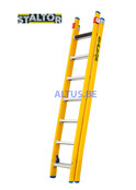 2-delige GVK opsteekladder 2x7 alu sporten