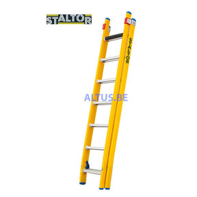 2-delige GVK opsteekladder 2x7 alu sporten