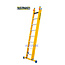 STALTOR 2-delige GVK opsteekladder 2x8 alu sporten met stabibalk