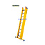 STALTOR 3-delige GVK opsteekladder 3x9 alu sporten met stabibalk