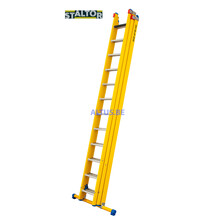 3-delige GVK opsteekladder 3x12 alu sporten met stabibalk