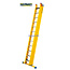STALTOR 3-delige GVK opsteekladder 3x12 alu sporten met stabibalk