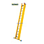 STALTOR 3-delige GVK opsteekladder 3x13 alu sporten met stabibalk