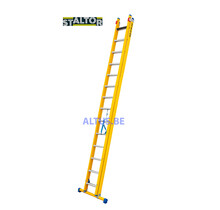 2-delige GVK omvormladder 2x14 alu sporten met stabibalk