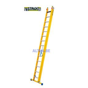 2-delige GVK omvormladder 2x14 alu sporten met stabibalk