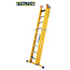 STALTOR 3-delige GVK omvormladder 3x9 alu sporten met stabibalk