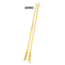 STALTOR Enkele GVK ladder 20 sporten  verbrede basis opengaande bomen
