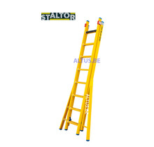 2-delige GVK opsteekladder 2x8 sporten verbrede basis opengaande bomen