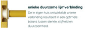 2-delige GVK opsteekladder 2x10 sporten verbrede basis opengaande bomen